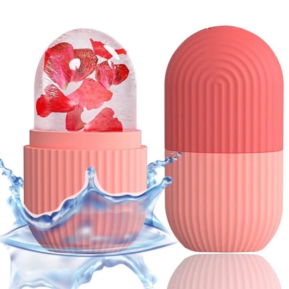 Ice Face Roller, Ice Roller for Face & Eye Puffiness Relief, Beauty Ice Facial